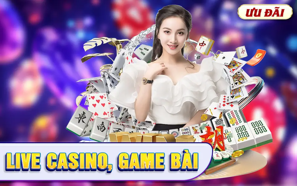 live casino, game bài