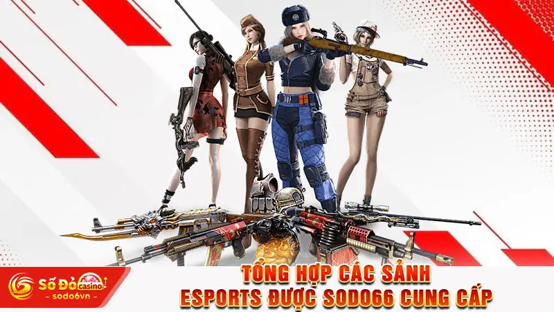Esports SODO66 - Cập Nhật Kèo Cược Cho Hàng Ngàn Giải Đấu 2 Tổng hợp các sảnh Esports được SODO66 cung cấp